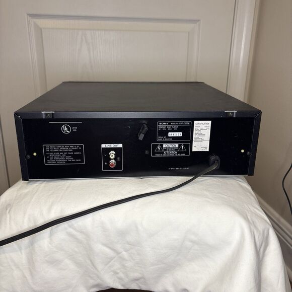 SONY LBT-D107R Compact Stereo System Dual Cassette 5 Disc CD Player Plays Great! - Picture 9 of 9